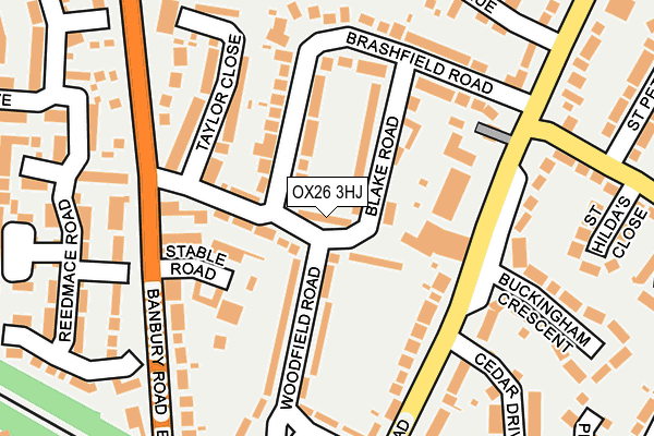 OX26 3HJ map - OS OpenMap – Local (Ordnance Survey)