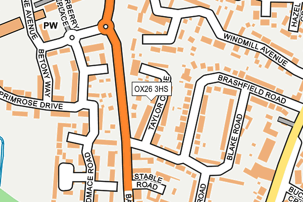 OX26 3HS map - OS OpenMap – Local (Ordnance Survey)