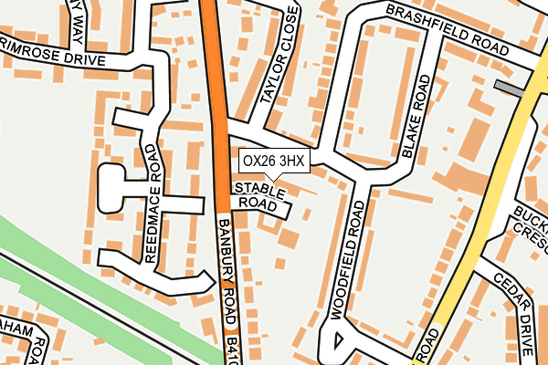 OX26 3HX map - OS OpenMap – Local (Ordnance Survey)