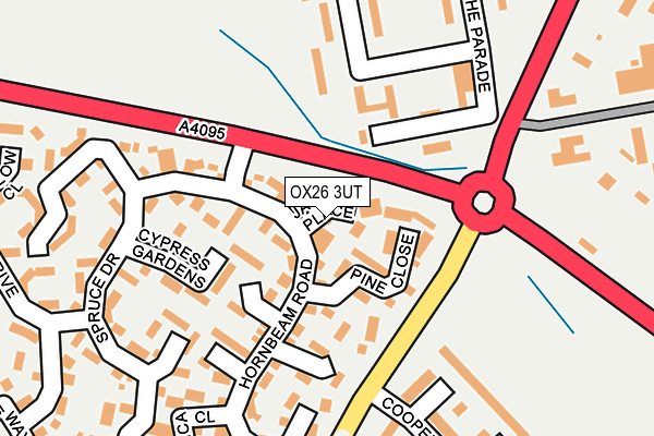 OX26 3UT map - OS OpenMap – Local (Ordnance Survey)