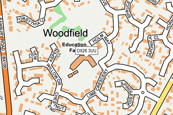 OX26 3UU map - OS OpenMap – Local (Ordnance Survey)