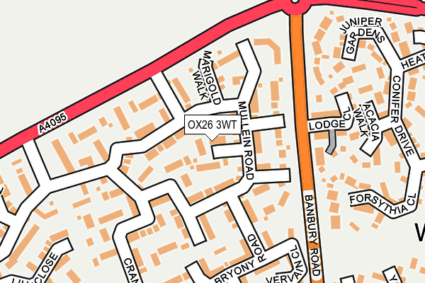 OX26 3WT map - OS OpenMap – Local (Ordnance Survey)