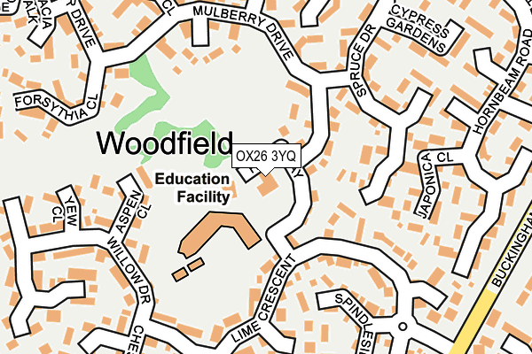 OX26 3YQ map - OS OpenMap – Local (Ordnance Survey)