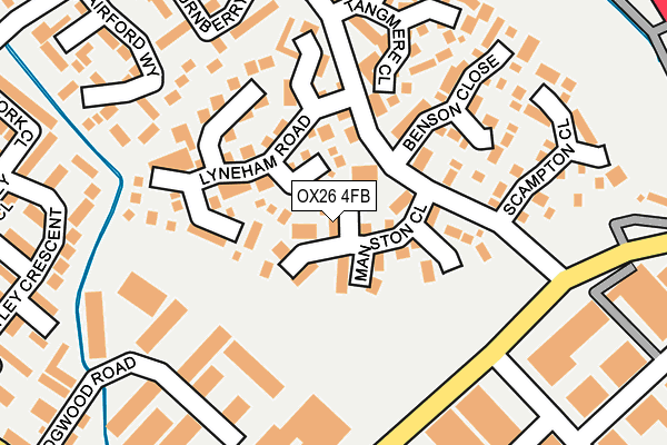 OX26 4FB map - OS OpenMap – Local (Ordnance Survey)
