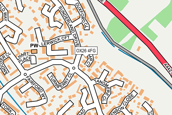 OX26 4FG map - OS OpenMap – Local (Ordnance Survey)
