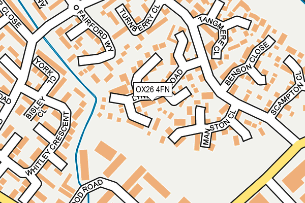 OX26 4FN map - OS OpenMap – Local (Ordnance Survey)