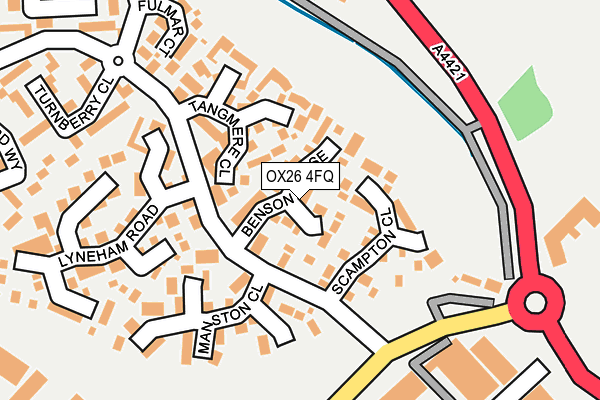 OX26 4FQ map - OS OpenMap – Local (Ordnance Survey)
