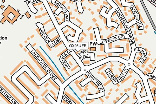 OX26 4FR map - OS OpenMap – Local (Ordnance Survey)