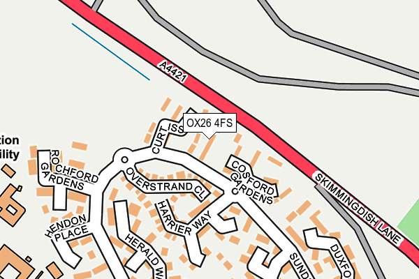 OX26 4FS map - OS OpenMap – Local (Ordnance Survey)