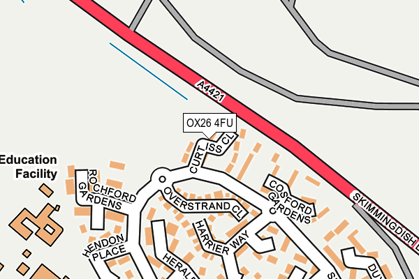 OX26 4FU map - OS OpenMap – Local (Ordnance Survey)
