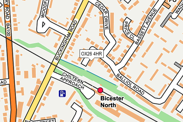 OX26 4HR map - OS OpenMap – Local (Ordnance Survey)