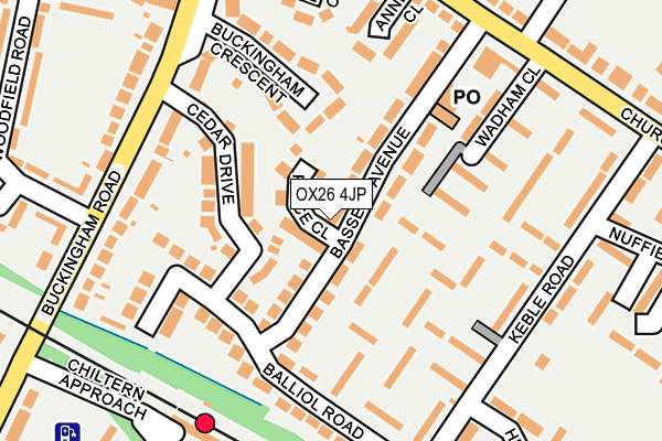 OX26 4JP map - OS OpenMap – Local (Ordnance Survey)