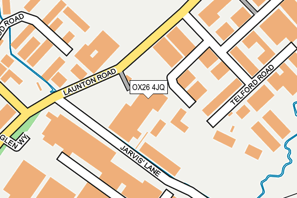 OX26 4JQ map - OS OpenMap – Local (Ordnance Survey)