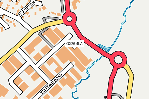 OX26 4LA map - OS OpenMap – Local (Ordnance Survey)