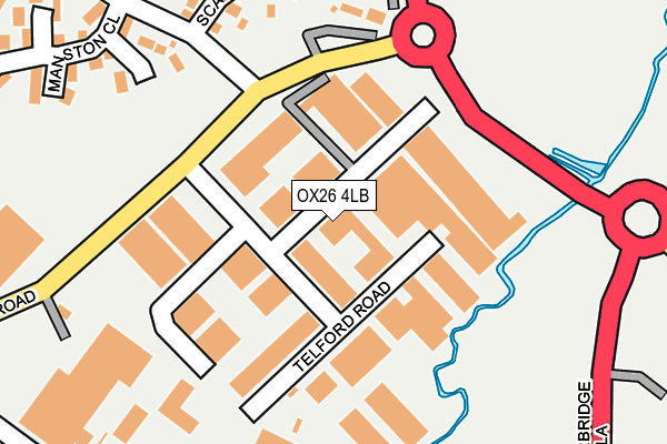 OX26 4LB map - OS OpenMap – Local (Ordnance Survey)