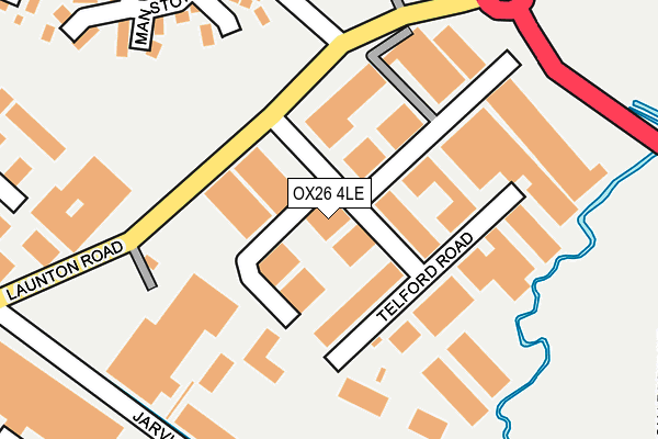 OX26 4LE map - OS OpenMap – Local (Ordnance Survey)