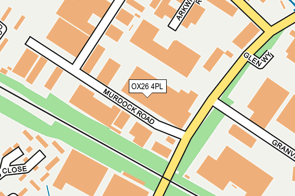 OX26 4PL map - OS OpenMap – Local (Ordnance Survey)