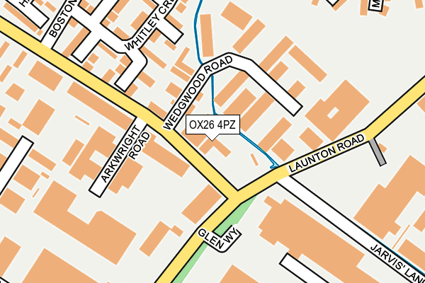 OX26 4PZ map - OS OpenMap – Local (Ordnance Survey)