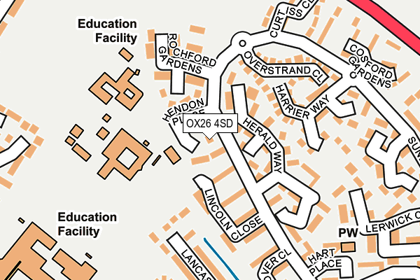 OX26 4SD map - OS OpenMap – Local (Ordnance Survey)