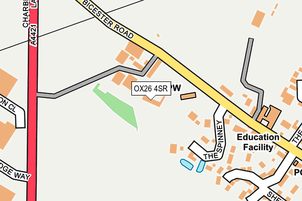 OX26 4SR map - OS OpenMap – Local (Ordnance Survey)