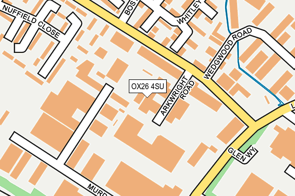 OX26 4SU map - OS OpenMap – Local (Ordnance Survey)