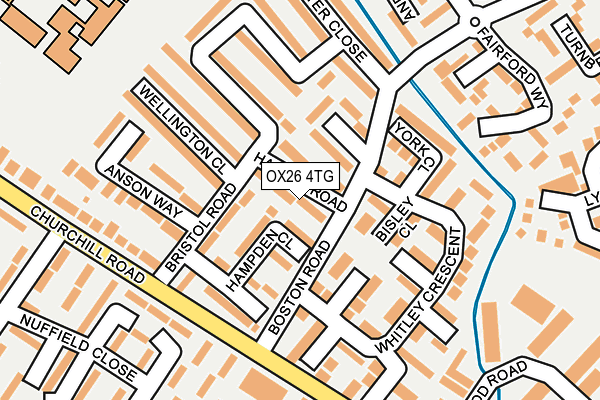 OX26 4TG map - OS OpenMap – Local (Ordnance Survey)