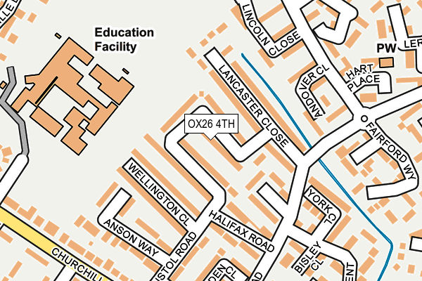 OX26 4TH map - OS OpenMap – Local (Ordnance Survey)