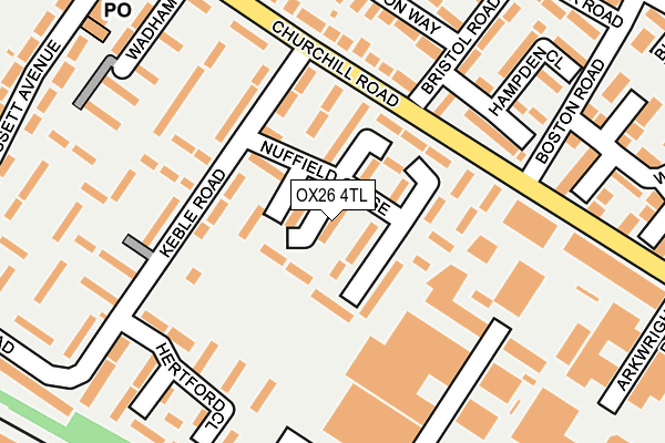 OX26 4TL map - OS OpenMap – Local (Ordnance Survey)