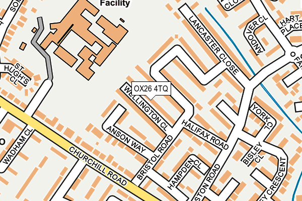 OX26 4TQ map - OS OpenMap – Local (Ordnance Survey)