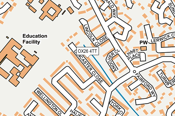 OX26 4TT map - OS OpenMap – Local (Ordnance Survey)