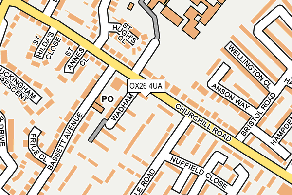 OX26 4UA map - OS OpenMap – Local (Ordnance Survey)