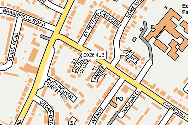 OX26 4UB map - OS OpenMap – Local (Ordnance Survey)