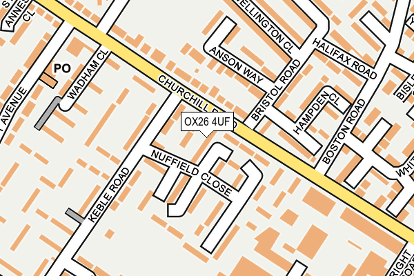 OX26 4UF map - OS OpenMap – Local (Ordnance Survey)