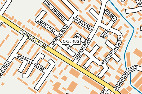 OX26 4UG map - OS OpenMap – Local (Ordnance Survey)