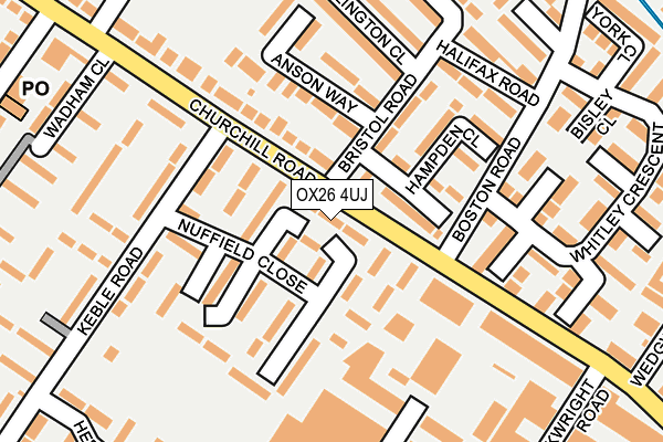 OX26 4UJ map - OS OpenMap – Local (Ordnance Survey)