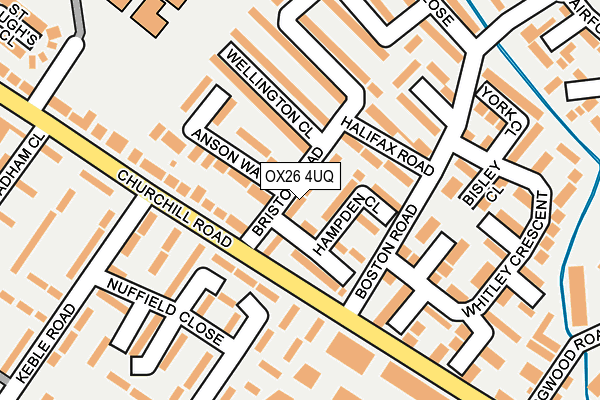 OX26 4UQ map - OS OpenMap – Local (Ordnance Survey)