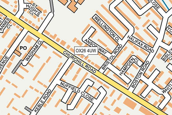 OX26 4UW map - OS OpenMap – Local (Ordnance Survey)