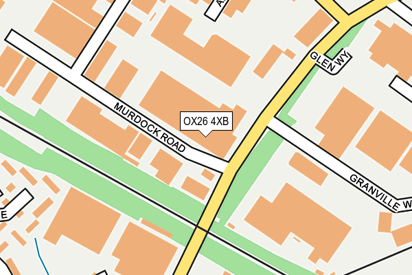 OX26 4XB map - OS OpenMap – Local (Ordnance Survey)