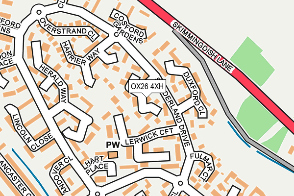 OX26 4XH map - OS OpenMap – Local (Ordnance Survey)
