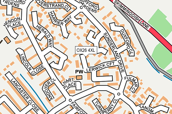OX26 4XL map - OS OpenMap – Local (Ordnance Survey)