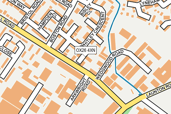 OX26 4XN map - OS OpenMap – Local (Ordnance Survey)