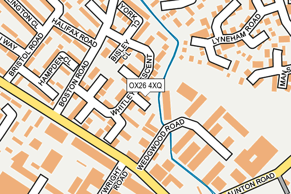 OX26 4XQ map - OS OpenMap – Local (Ordnance Survey)