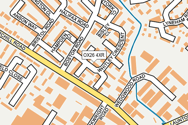 OX26 4XR map - OS OpenMap – Local (Ordnance Survey)