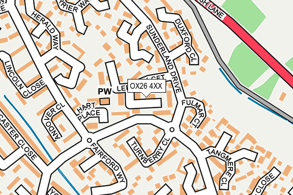 OX26 4XX map - OS OpenMap – Local (Ordnance Survey)