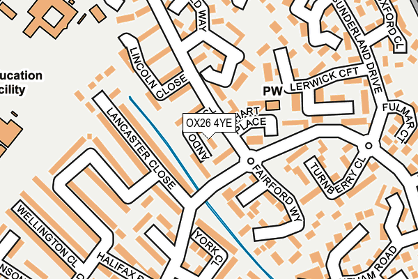 OX26 4YE map - OS OpenMap – Local (Ordnance Survey)