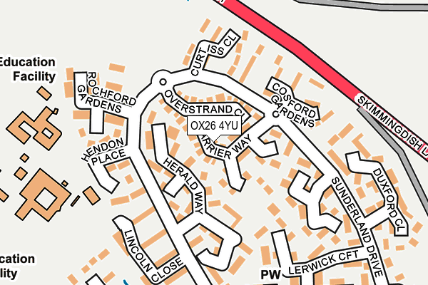 OX26 4YU map - OS OpenMap – Local (Ordnance Survey)