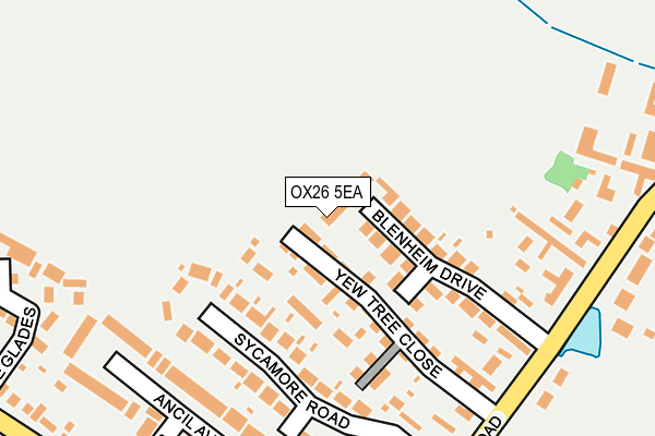OX26 5EA map - OS OpenMap – Local (Ordnance Survey)