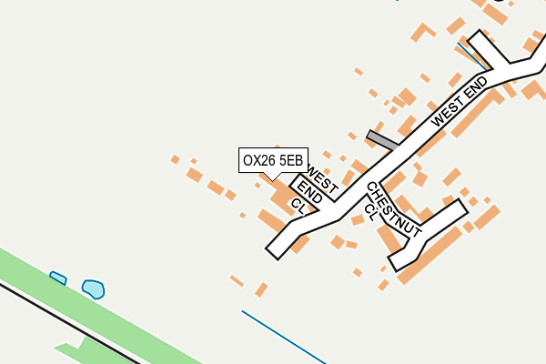 OX26 5EB map - OS OpenMap – Local (Ordnance Survey)