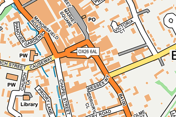 OX26 6AL map - OS OpenMap – Local (Ordnance Survey)