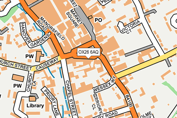 OX26 6AQ map - OS OpenMap – Local (Ordnance Survey)